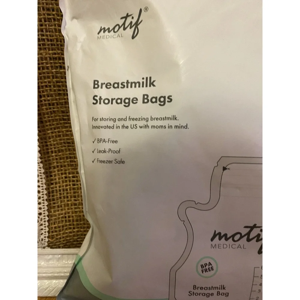 Brand New Never Opened 100 Count Motif Breast Milk Storage Bags - Picture 9 of 11